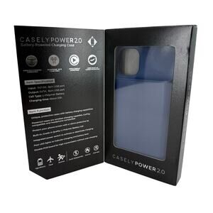 Casely Power 2.0 Battery Power Charging Case for iPhone 11 Blue NEW
